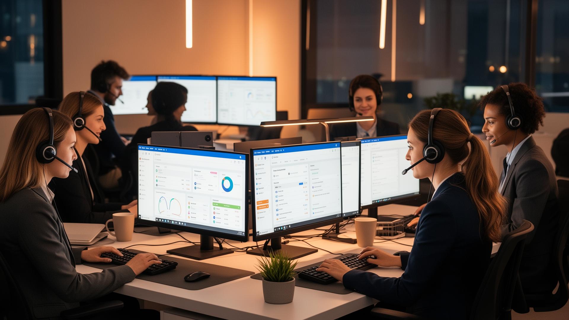Remote operations team handling solar lead pipeline